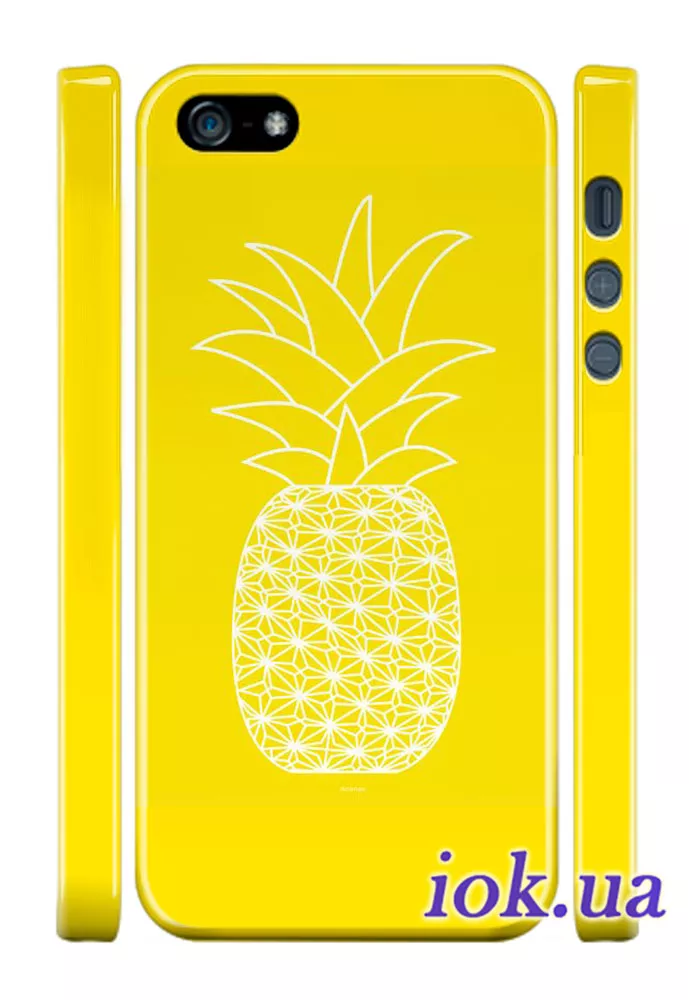 Чехол на iPhone 5/5S - Вязаный ананас
