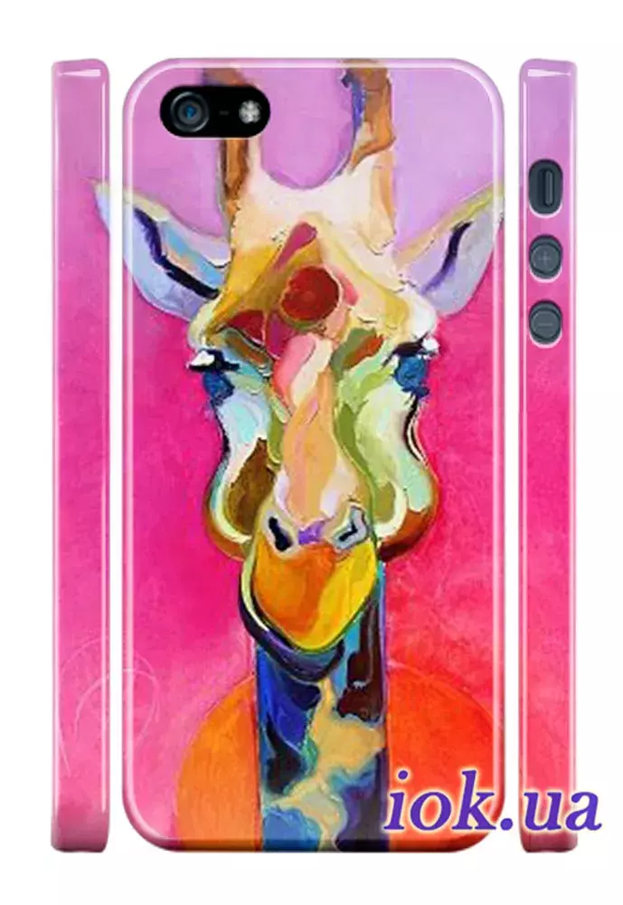 Чехол для iPhone 5/5S - Рисованный жираф