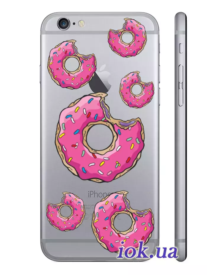 Чехол для iPhone 6/6S Plus - Пончики
