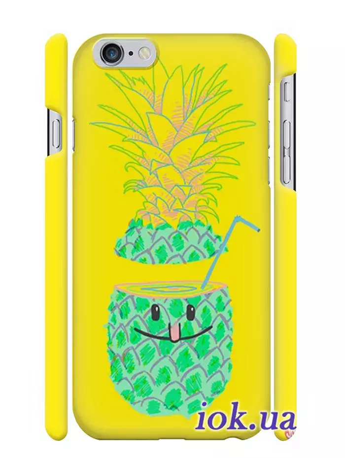 Хипстерский чехол с ананасом для iPhone 6/6S Plus