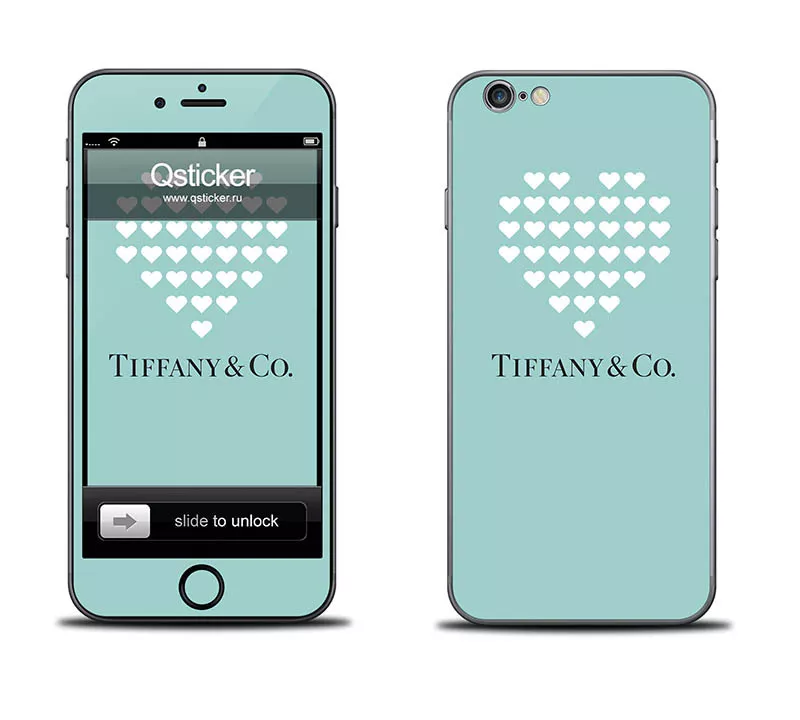 Наклейка на iPhone 6 - Tiffany