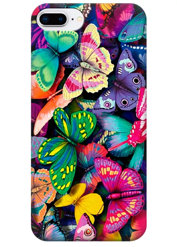 Чехол для iPhone 8 Plus - Бабочки
