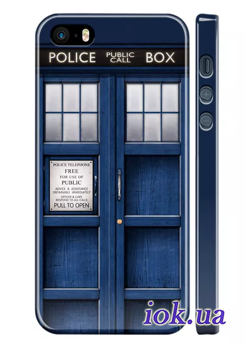 Чехол для iPhone SE - Police Box / Doctor Who