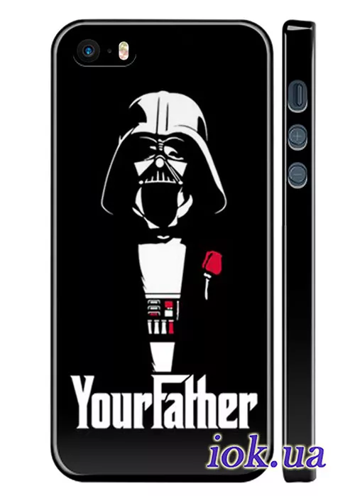 Чехол для iPhone SE - Отец Дарт Вейдер