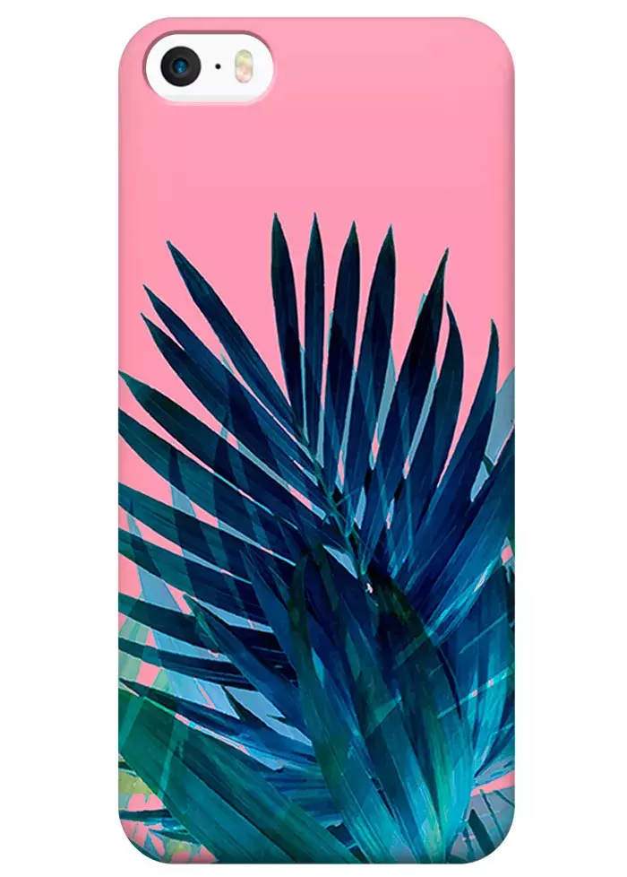 Чехол для iPhone SE - Пальмовые листья
