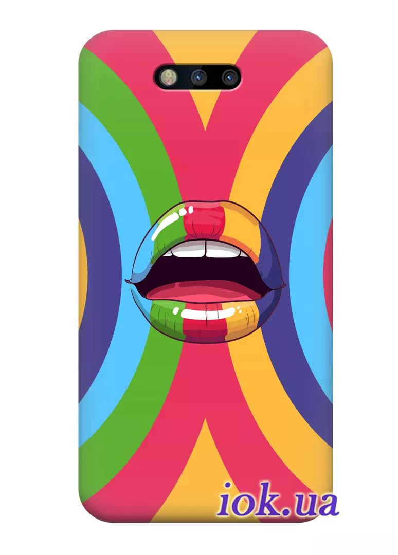 Чехол для Huawei Honor Magic - Цветные губы