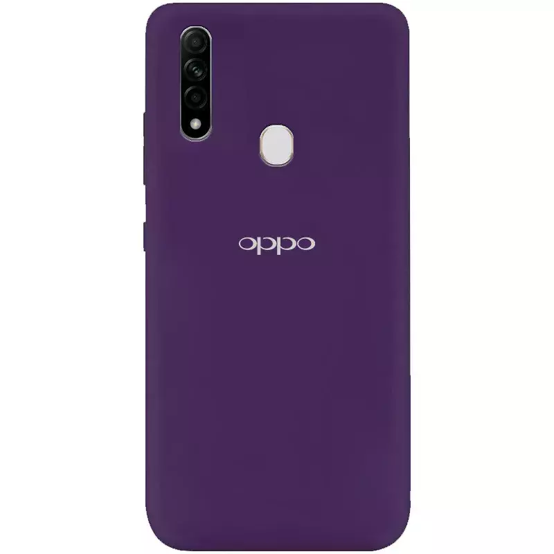 Чехол Silicone Cover My Color Full Protective (A) для Oppo A31, Фиолетовый / Purple