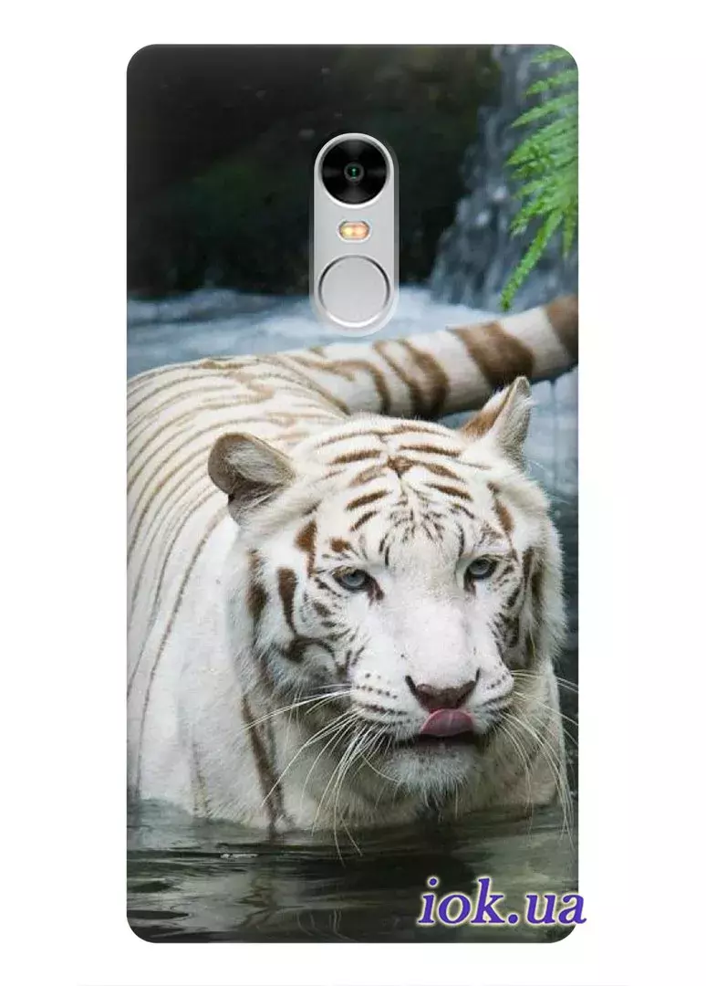 Бампер для Xiaomi Redmi Note 4 - Необычный Тигр