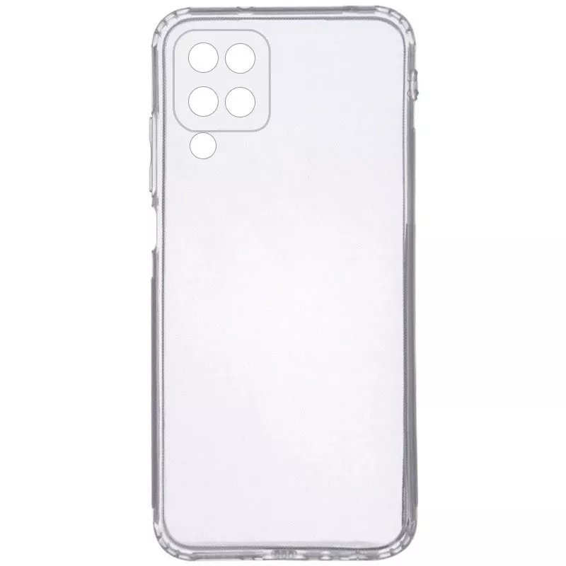 TPU чехол GETMAN Clear 1,0 mm для Samsung Galaxy A12 / M12, Бесцветный (прозрачный)