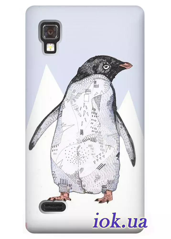 Чехол для LG Optimus L9 - Пингвин 
