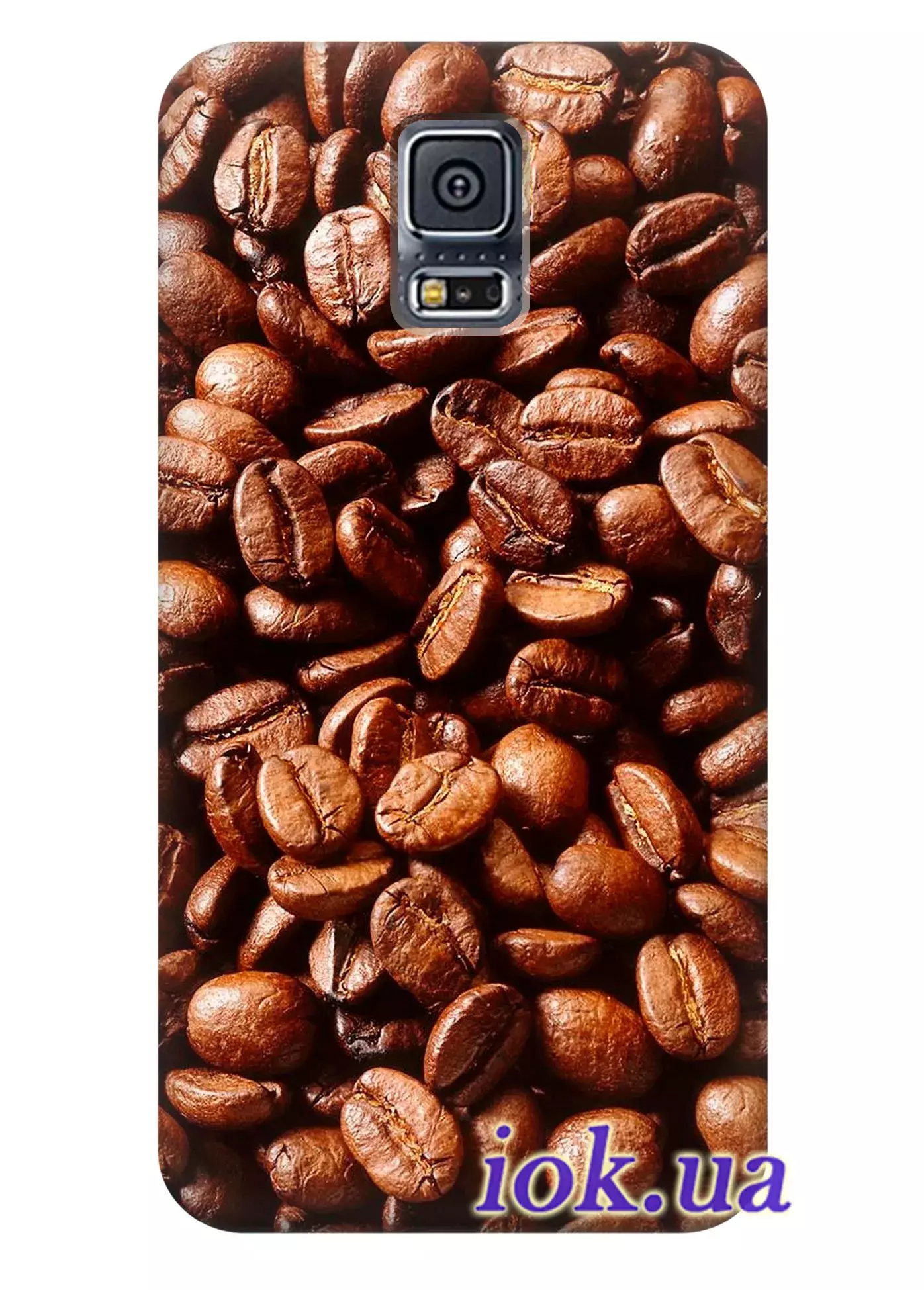 Чехол для Galaxy S5 Plus - Кофейные зёрна