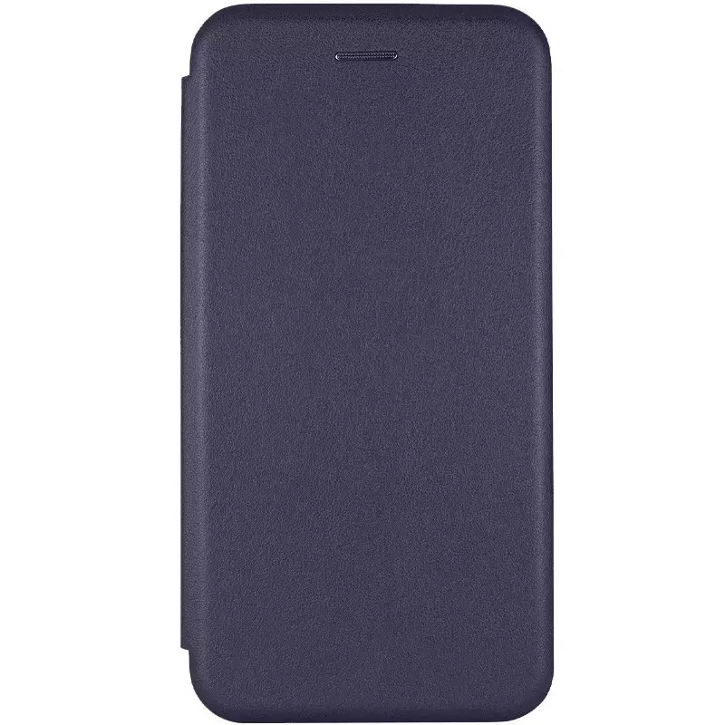 Кожаный чехол-книжка Classy для Samsung Galaxy A11, Темно-синий