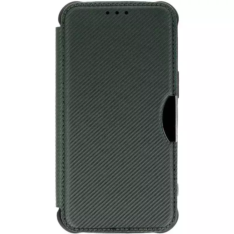 Кожаный чехол книжка GETMAN Razor (PU) для Xiaomi Poco C65 || Xiaomi Redmi 13C, Green