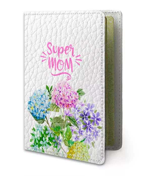 Обложка для паспорта - Супер мама
