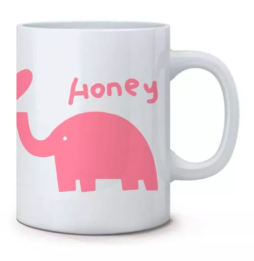Кружка - Розовый слоник
