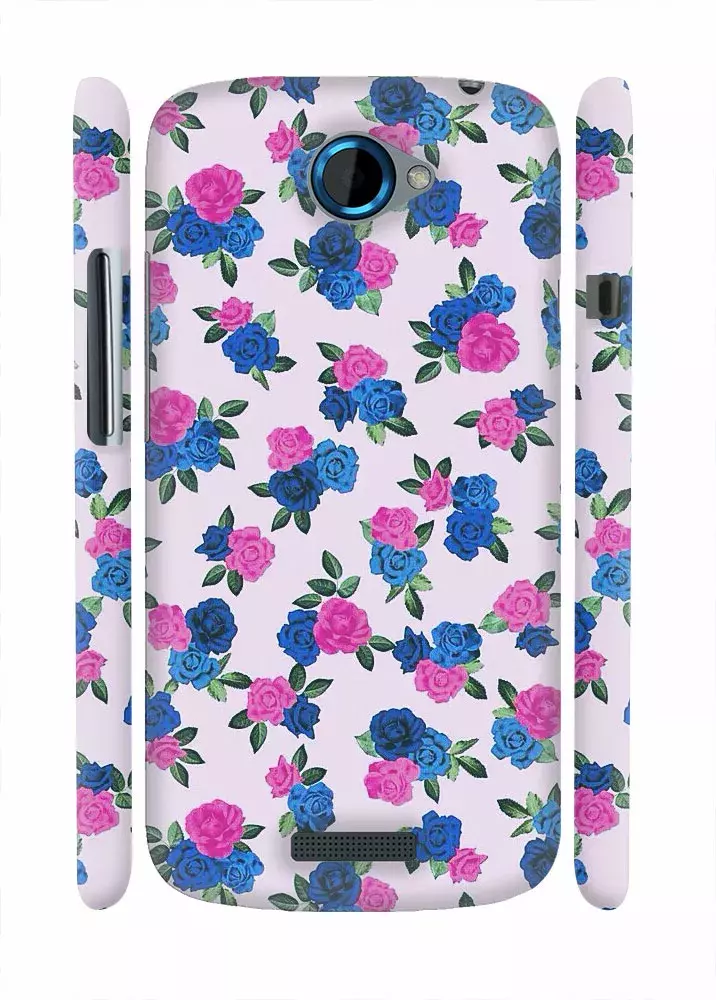 Чехол на HTC One S - Пучки цветов