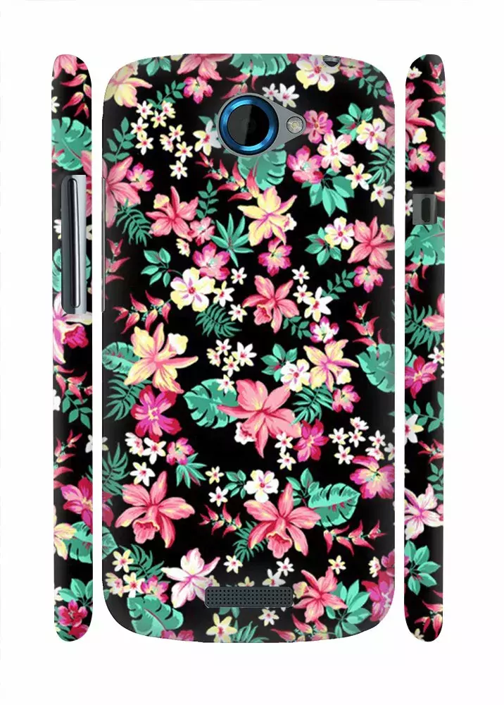 Чехол на HTC One S - Цветы