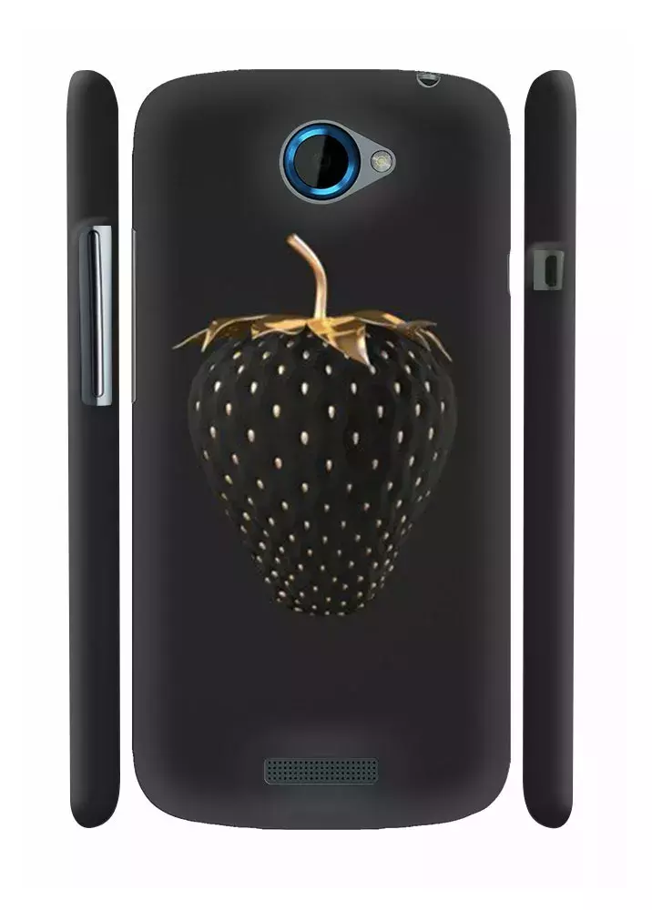 Чехол для HTC One S - Клубничка