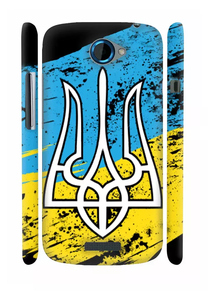 Чехол для HTC One S - Герб Украины