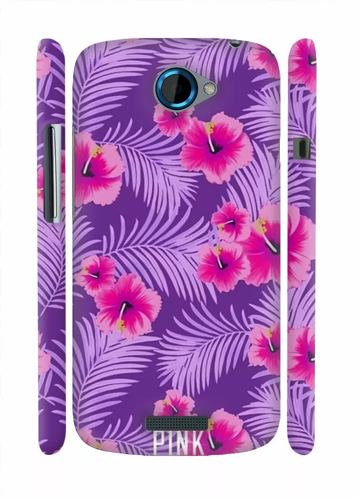 Чехол для HTC One S - Цветочки