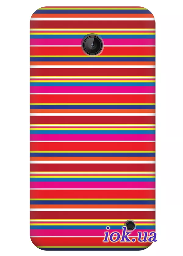 Чехол для Nokia Lumia 630 - Полосатый чехол
