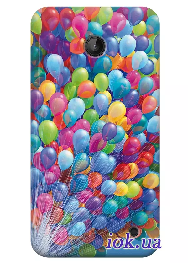 Чехол для Nokia Lumia 635 - Воздушные шары 