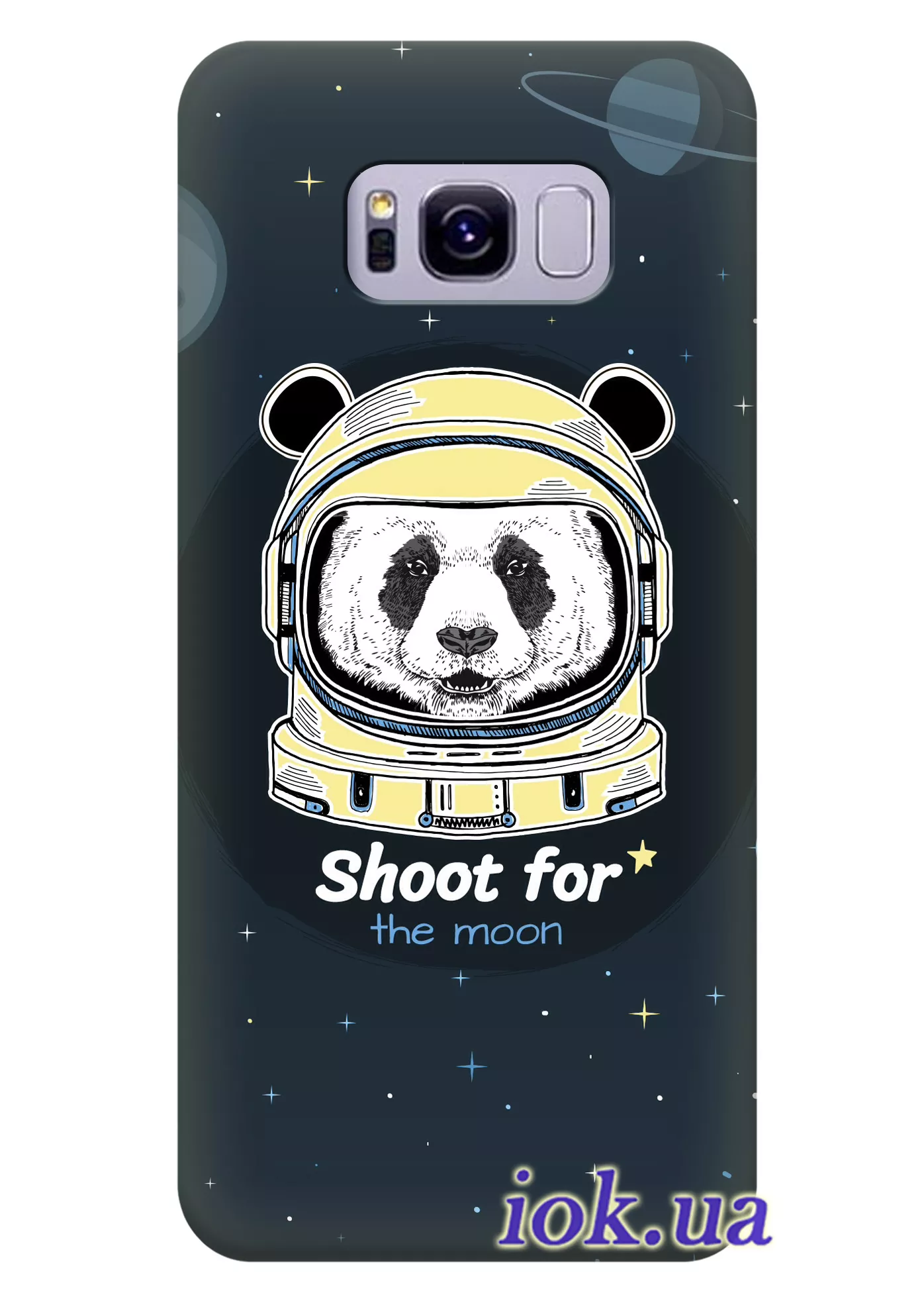 Чехол для Galaxy S8 - Панда космонавт