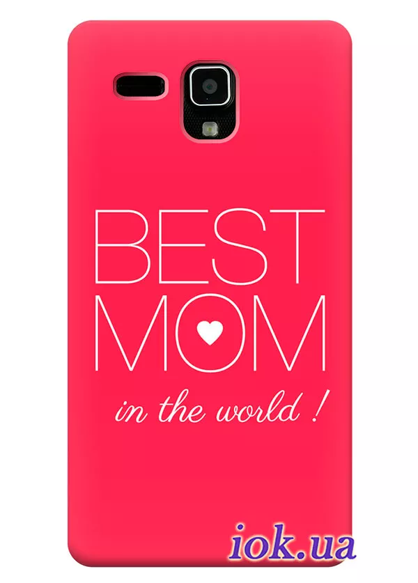 Чехол для Lenovo A396 - Best Mom