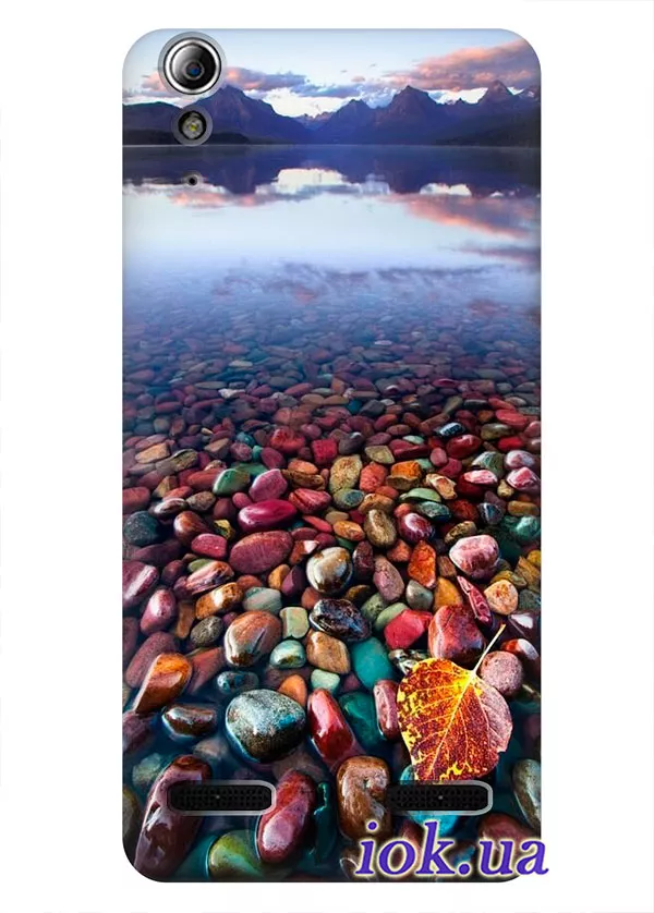 Чехол с морем и камнями для Lenovo A6000