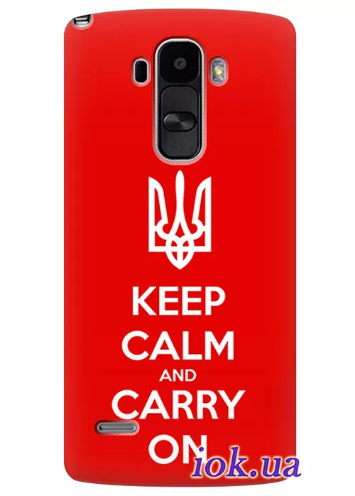 Чехол для LG G4 Stylus - Carry On Ukraine