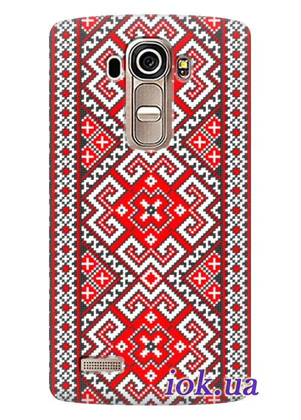Чехол для LG G4s - Украинская вышиванка