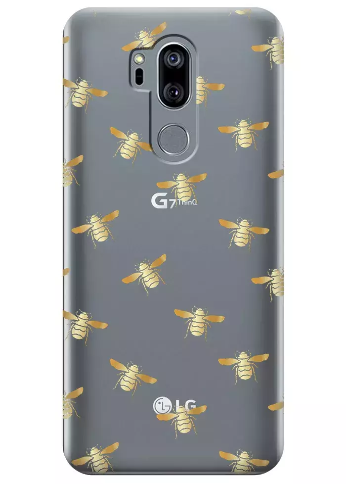 Чехол для LG G7+ - Шмели