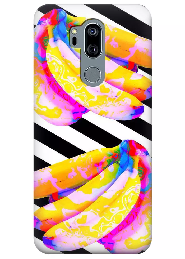 Чехол для LG G7+ - Яркие бананы