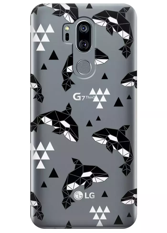 Чехол для LG G7+ - Касатки