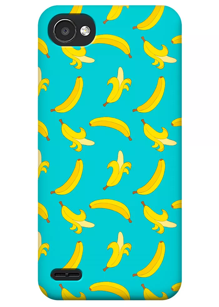 Чехол для LG Q6 - Бананы