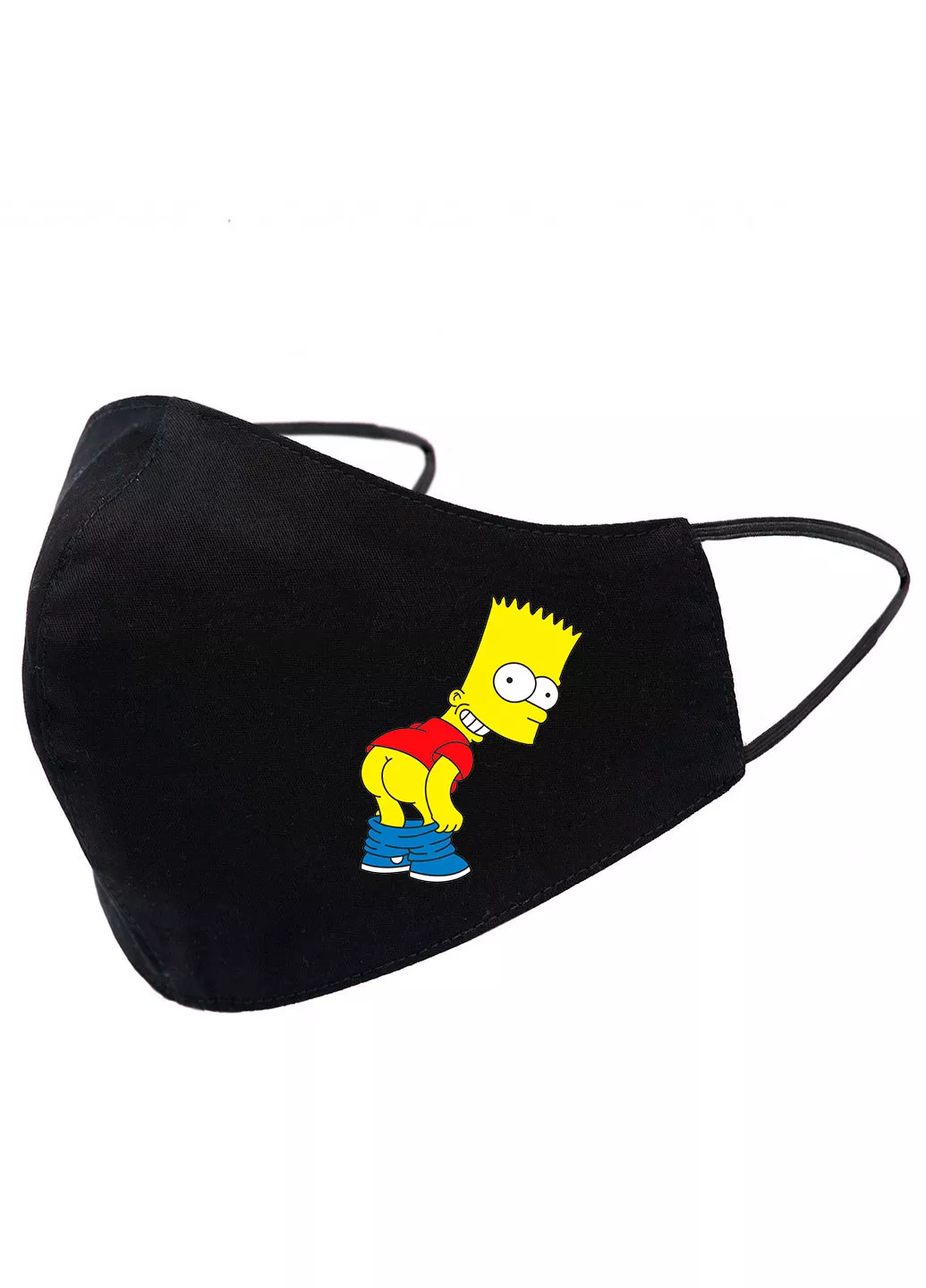 Черная маска для лица - Барт Симпсон