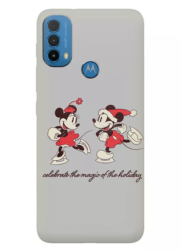 Чехол для Motorola E30 - Magic of the holiday