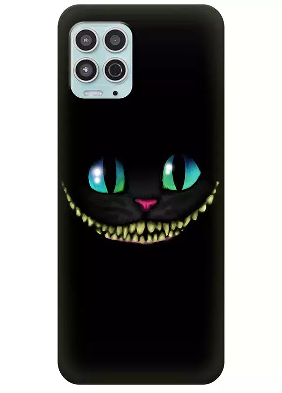 Motorola G100 силиконовый чехол с картинкой - Чеширский кот