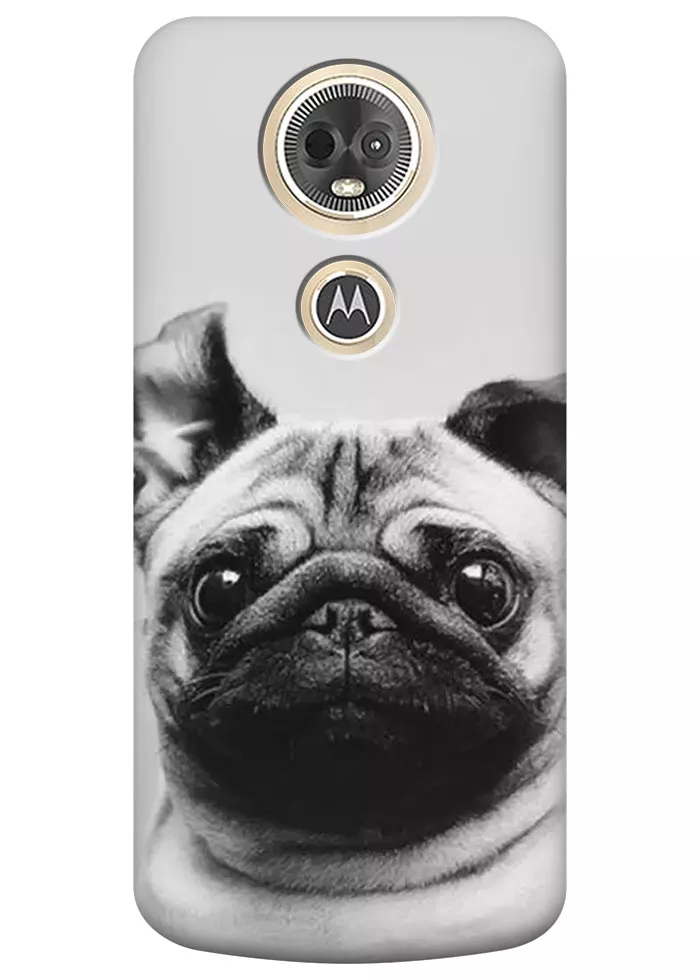 Чехол для Motorola Moto E5 Plus - Мопс