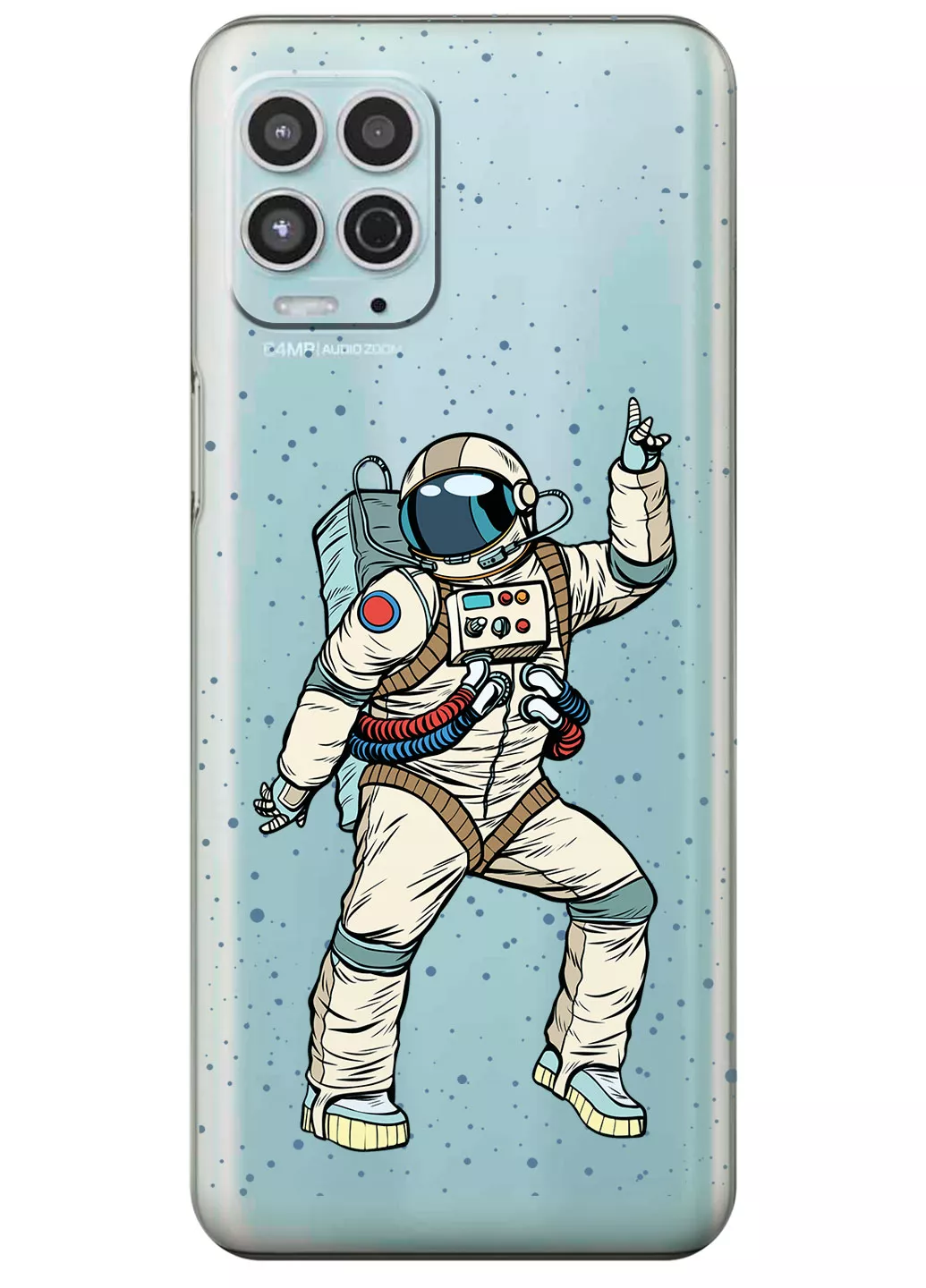 Чехол для Motorola Edge S - Веселый космонавт