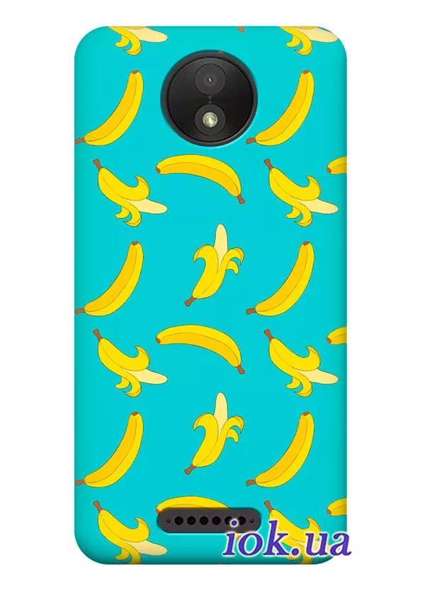 Чехол для Motorola Moto C Plus - Бананы