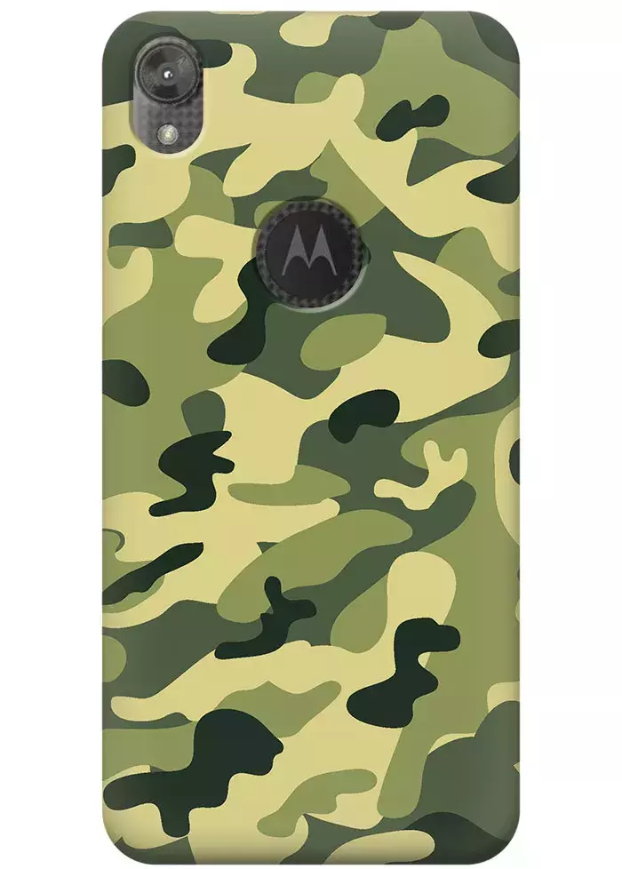 Чехол для Motorola Moto E6 - Камуфляж