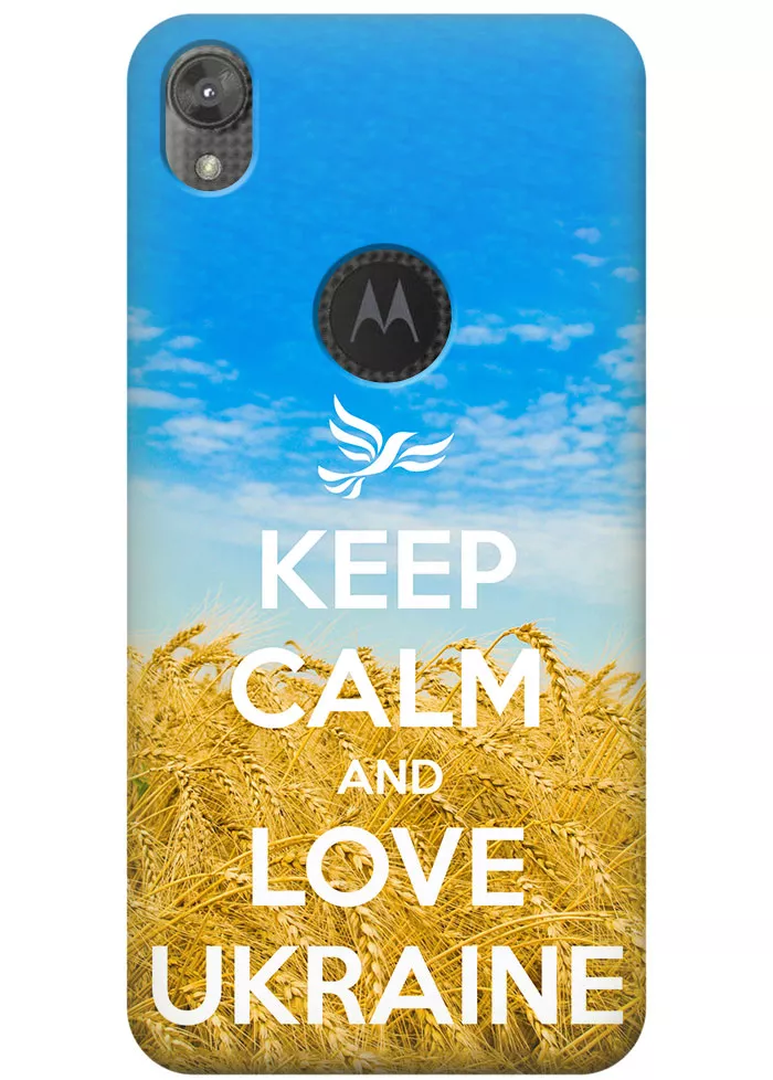 Чехол для Motorola Moto E6 - Love Ukraine