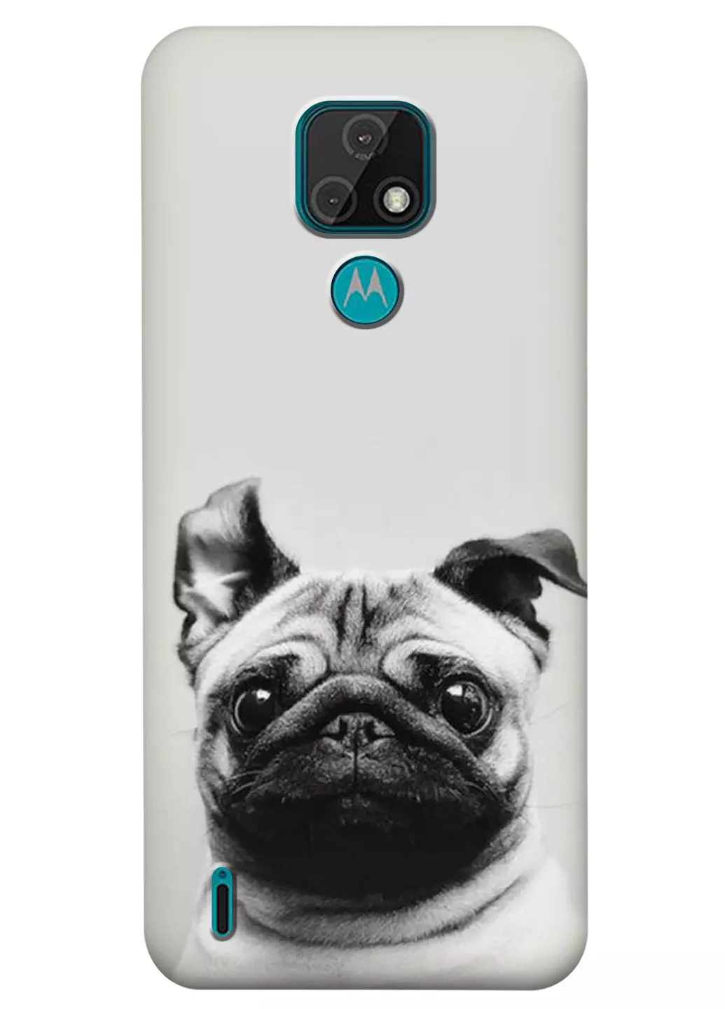 Чехол для Motorola Moto E7 - Мопс