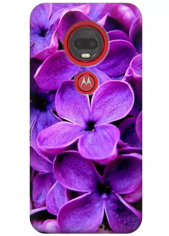 Чехол для Motorola Moto G7 Plus - Сирень