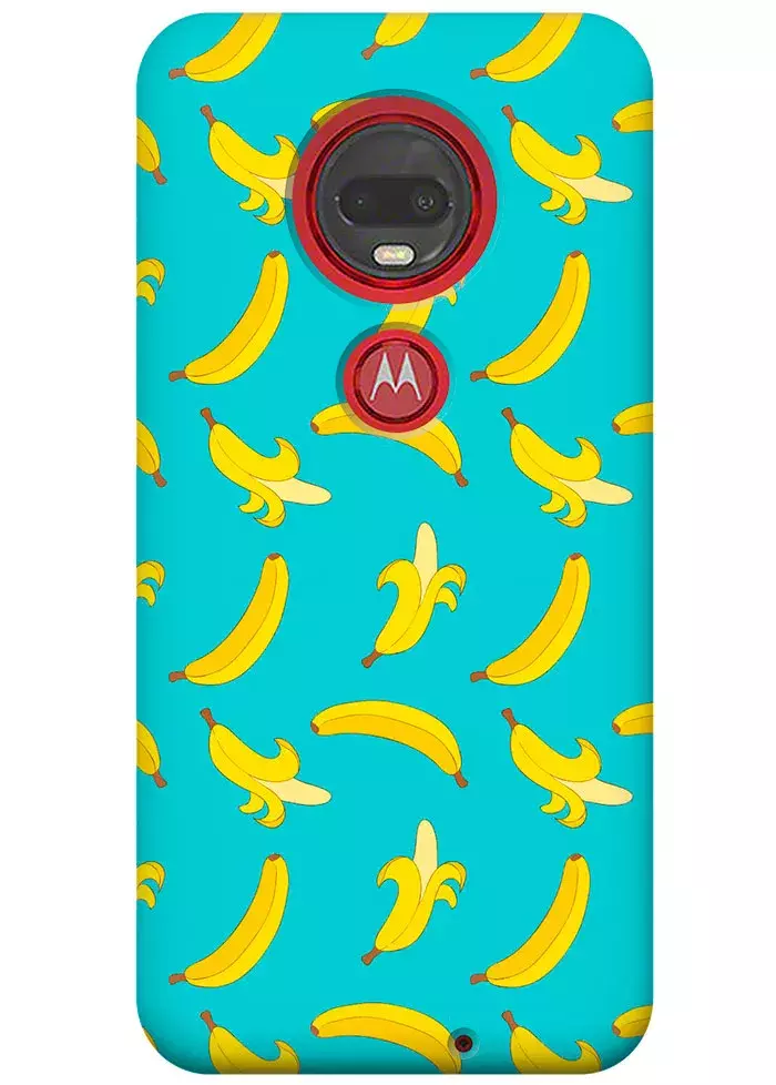 Чехол для Motorola Moto G7 - Бананы