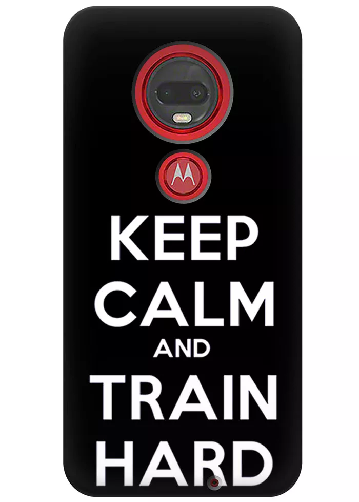 Чехол для Motorola Moto G7 Plus - Train Hard