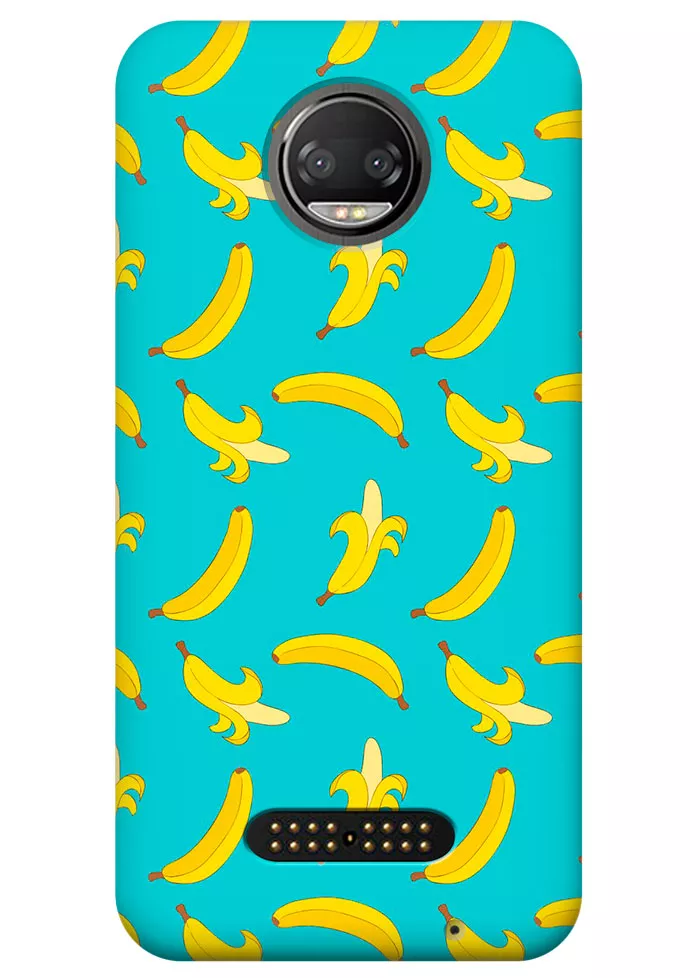 Чехол для Motorola Moto Z2 Force - Бананы