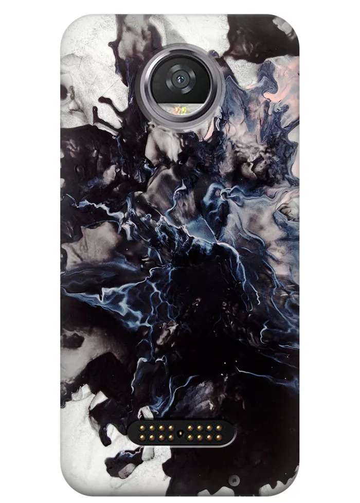 Чехол для Motorola Moto Z2 Play - Взрыв мрамора