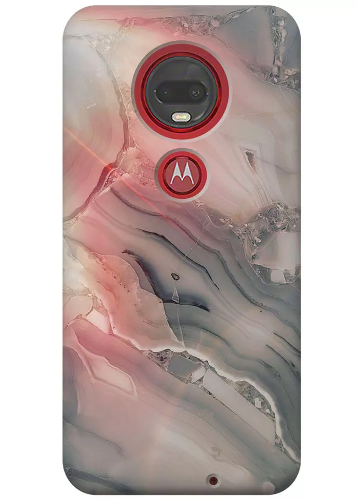 Чехол для Motorola Moto G7 - Marble